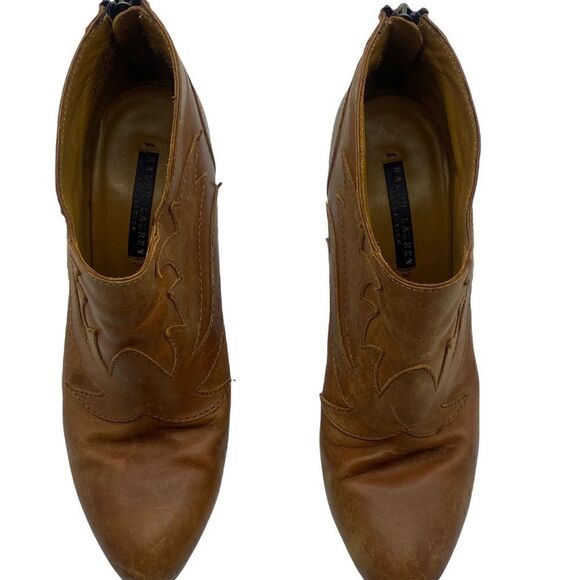 Ralph Lauren Ankle boot heels leather - Picture 3 of 11